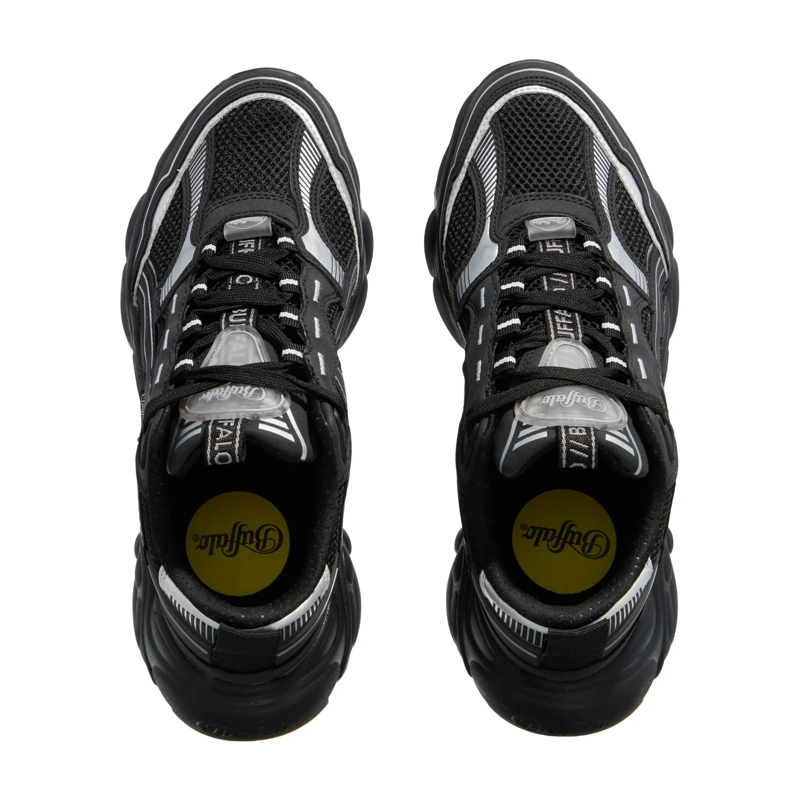 Buffalo Low-Top-Sneaker Cld Run Jog Black/Silver(Image 5)
