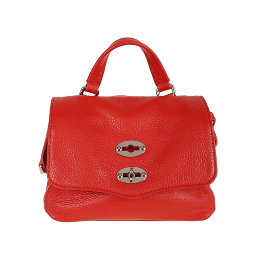 Zanellato Schultertasche Red Postina Daily Giorno Baby Shoulder Bag Red