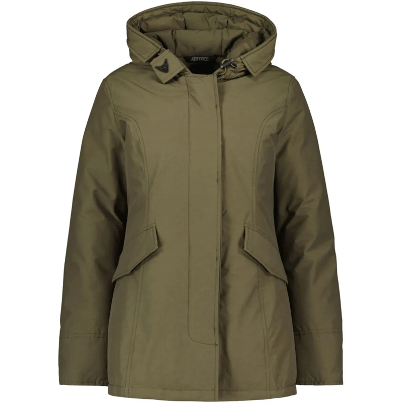 AIRFORCE Übergangsjacke Pocket Parka Grape Leaf grün