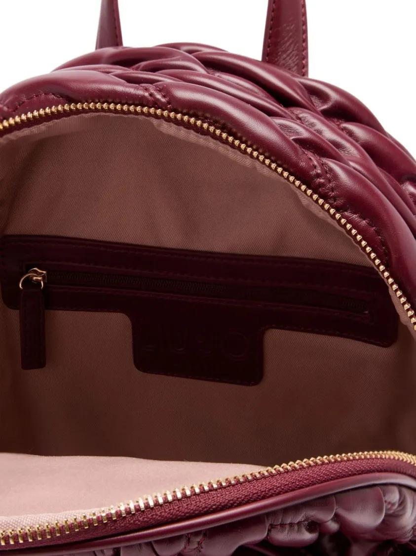 Thumbnail - LIU JO Rucksäcke - Quilted Burgundy Red Backpack With Adjustable Stra - Gr. unisize - in Rot - für Damen