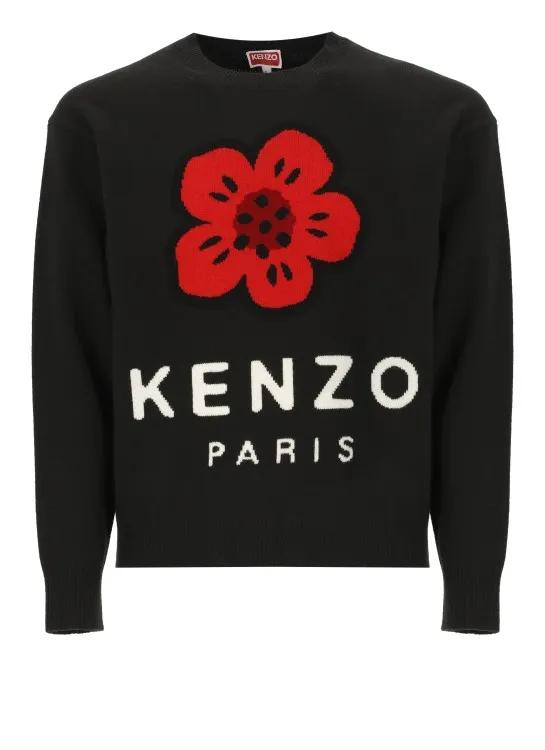 Kenzo - Boke Flower Jumper - Größe M - schwarz