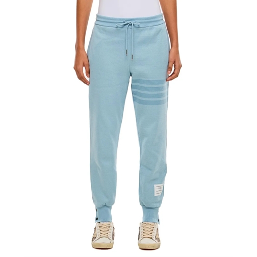 Thom Browne Jogginghosen Sweatpants In Double Face Knit Blue