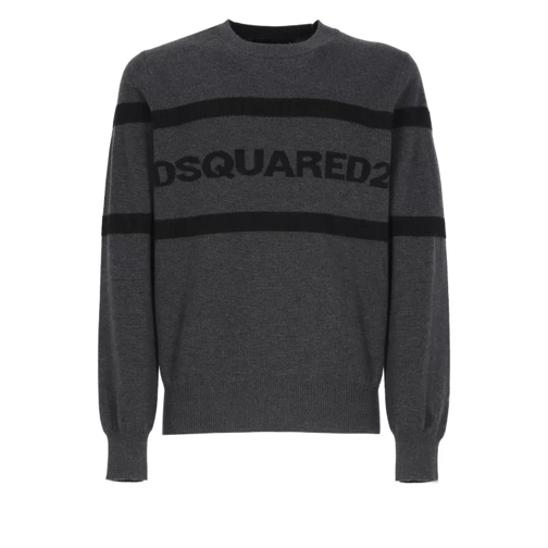 Dsquared2 Sweater With Logo Grey 