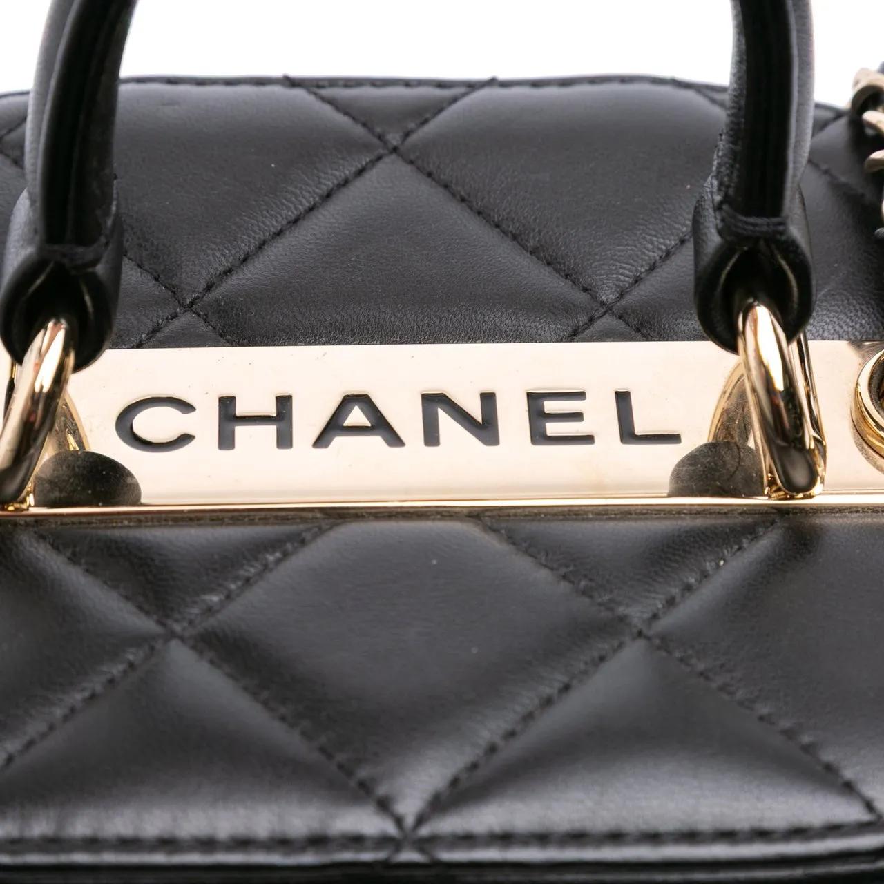 Thumbnail - Chanel Kosmetiktaschen - Quilted Lambskin Trendy CC Vanity Case - Gr. unisize - in Schwarz - für Damen
