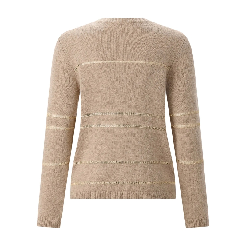 Fabiana Filippi Pullover Pullover aus Woll-Mix beige(Image 3)