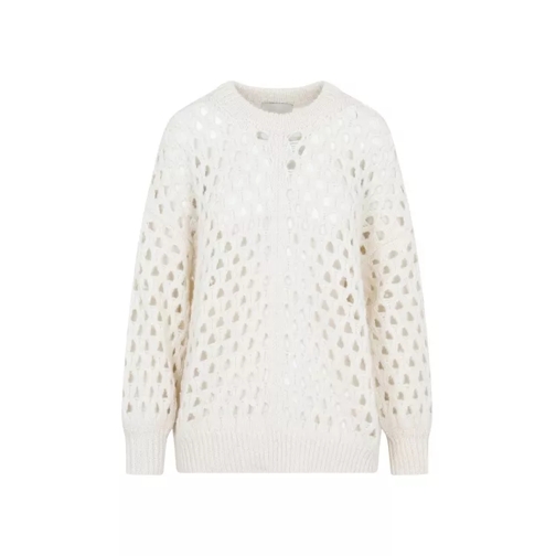 Isabel Marant Ecru Baby Alpaca Tane Sweater Neutrals 