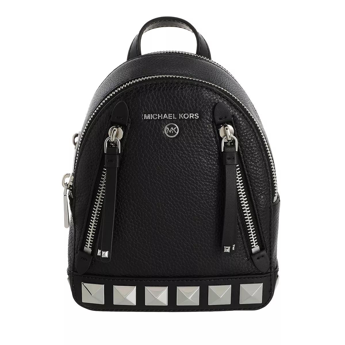 Mk black deals and white backpack