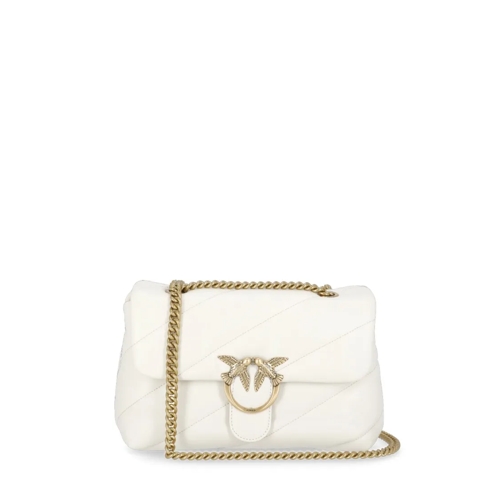 Pinko Love Puff Shoulder Bag White Schultertasche