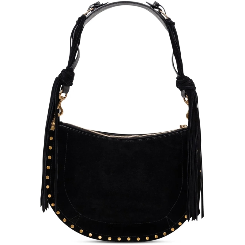 Isabel Marant Sac à bandoulière Borsa Oskan in Pelle Scamosciata schwarz(Image 3)