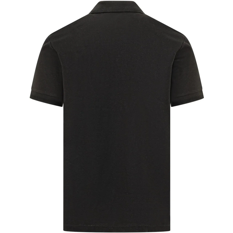 Burberry Polo Polo con Bottoni e Logo schwarz(Image 2)