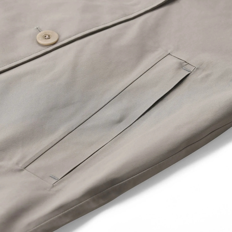 G-Lab Übergangsmantel Kurzer Trenchcoat Smoke grau(Image 4)