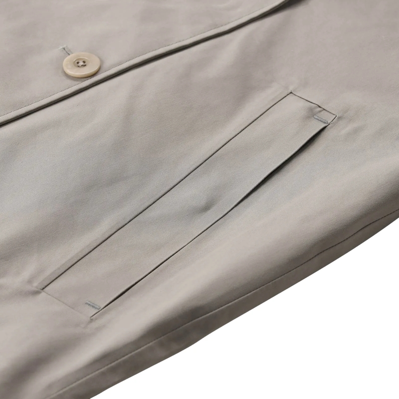 G-Lab Trenchcoat Kurzer Trenchcoat Smoke grau(Image 3)