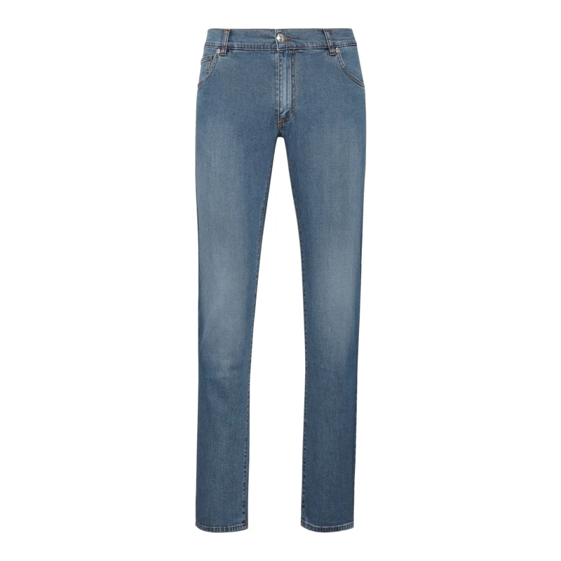 BILLIONAIRE Jeans mit geradem Bein Jeans Regular Fit Crest blau