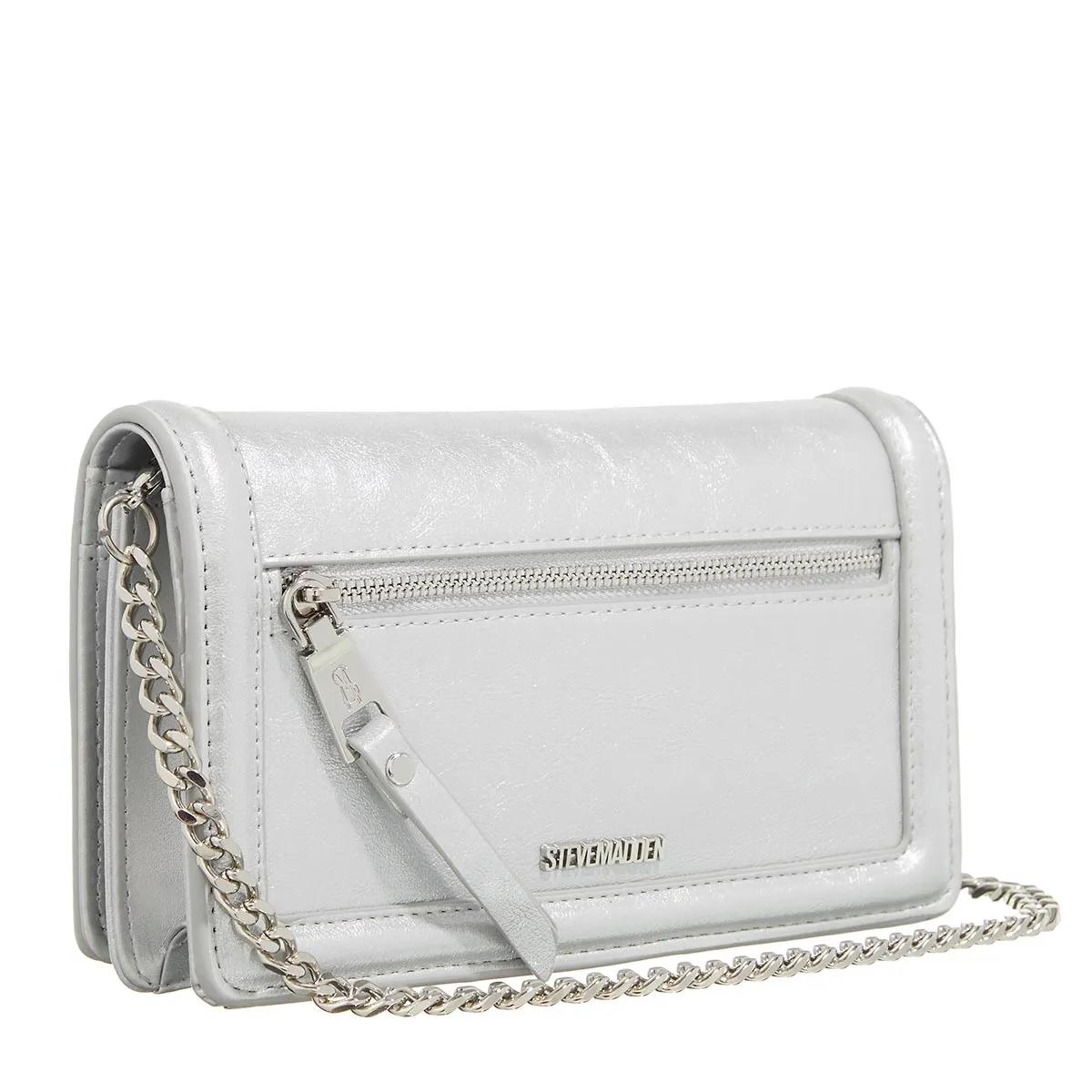 Steve Madden Bnya Silver Wallet On A Chain