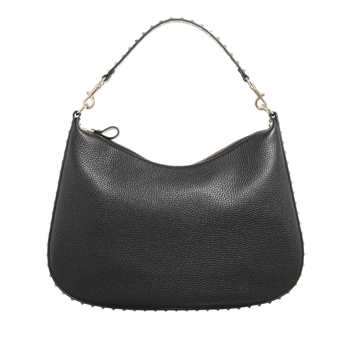 Valentino Garavani Crossbody Bags - Rockstud Hobo Bag - Gr. unisize - in Schwarz - für Damen