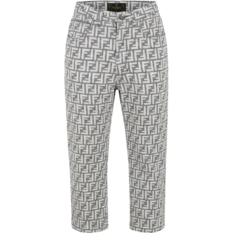 Fendi  Fendi FF Monogram Women Pants (IT42 / DE38) mehrfarbig