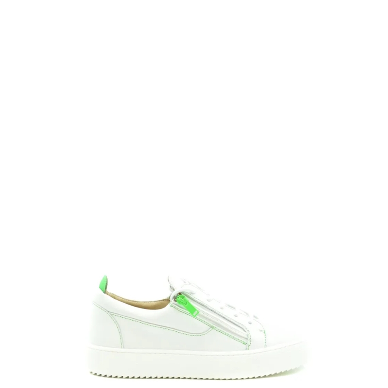 Giuseppe Zanotti Lage-top sneaker Low-Top White Leather Sneakers White