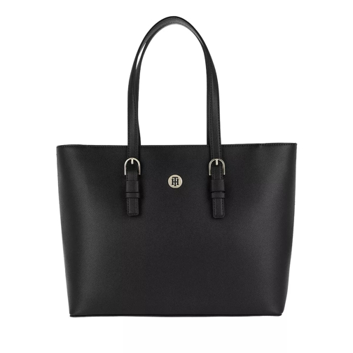 Tommy Hilfiger Classic Saffiano Tote Black Shopping Bag