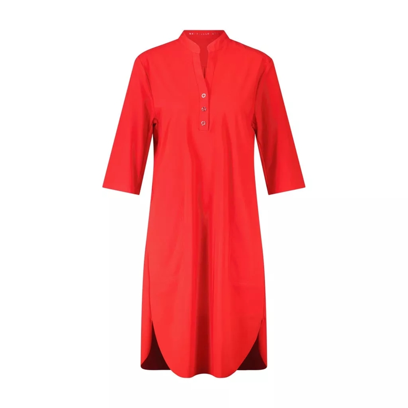 Raffaello Rossi Midi-jurk Midikleid Ambra mit 3/4-Ärmeln Dunkelblau
