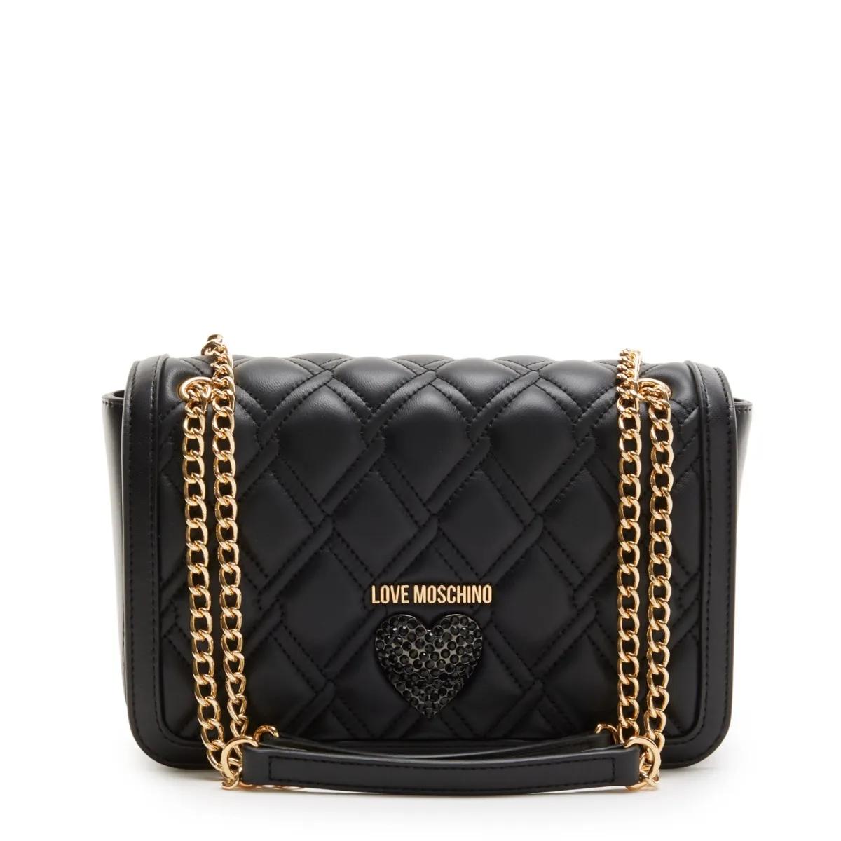 Love Moschino Crossbody Bags - Love Moschino Schwarz Umhängetasche JC4343PP0IK100 - Gr. unisize - in Schwarz - für Damen