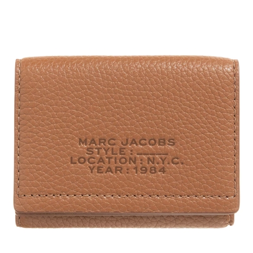Marc Jacobs Leather Medium Trifold Wallet Argan Oil Tri-Fold Wallet