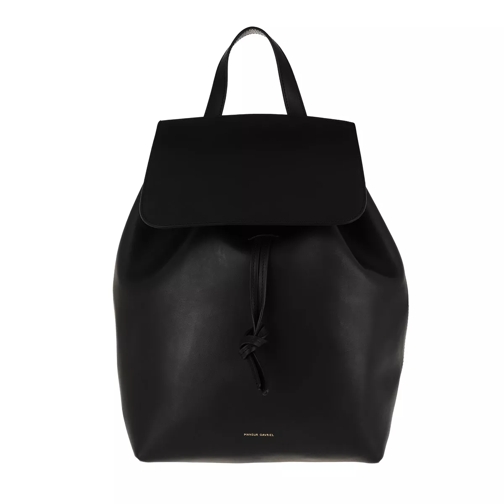 Mansur Gavriel Brandy Backpack Leather Black Raw Backpack