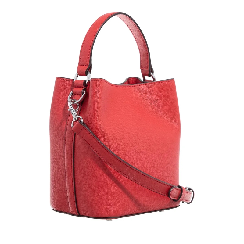 Lauren Ralph Lauren Bucket Bag Reese Sm Bkt-Bucket Bag-Small Bright Vermillion(Image 3)