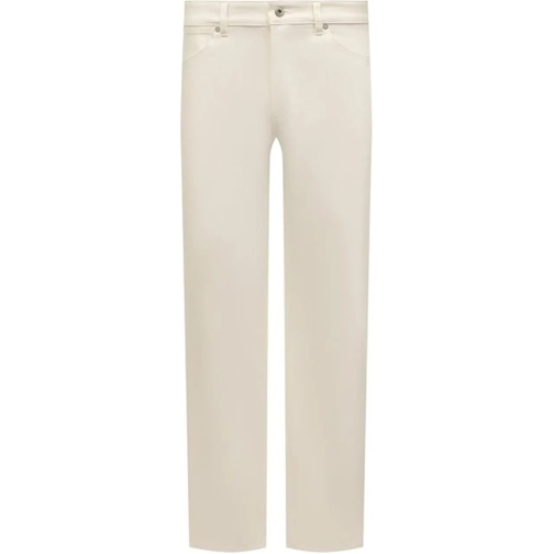 Jil Sander Casual Broek Jil Sander Regular-Fit Denim Trousers weiß