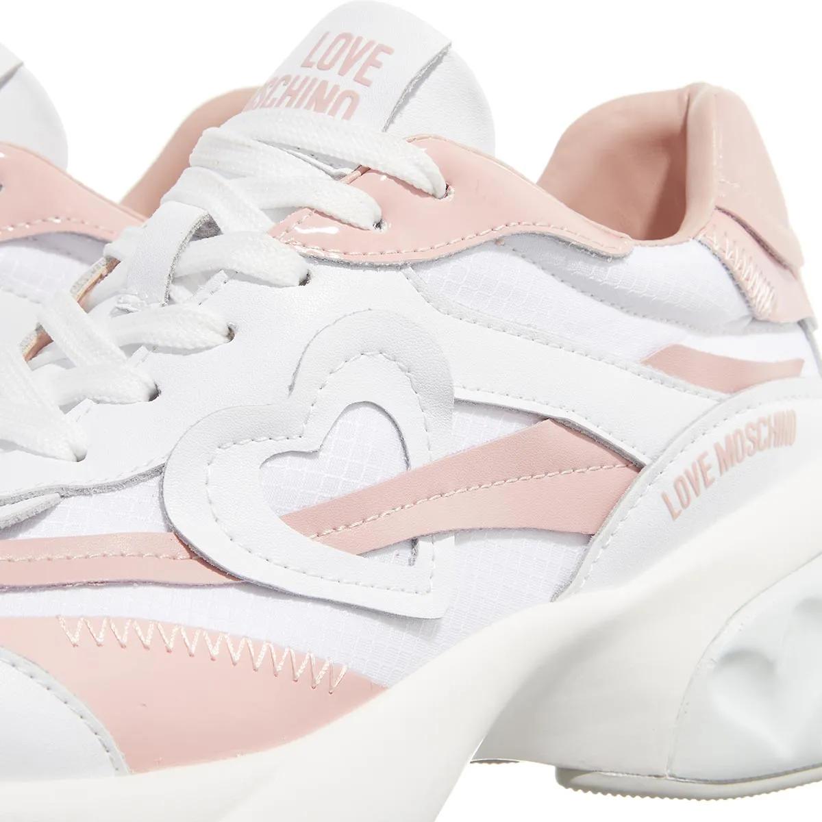 Love Moschino Low-Top Sneakers Donna in poeder roze