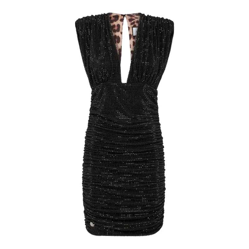 Philipp Plein Minikleid Minikleid Mit Schmucksteinen schwarz