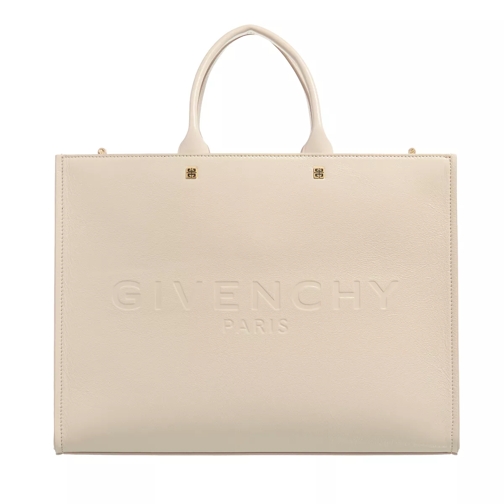 Givenchy G-Tote Medium Tote Bag Natural Beige Rymlig shoppingväska