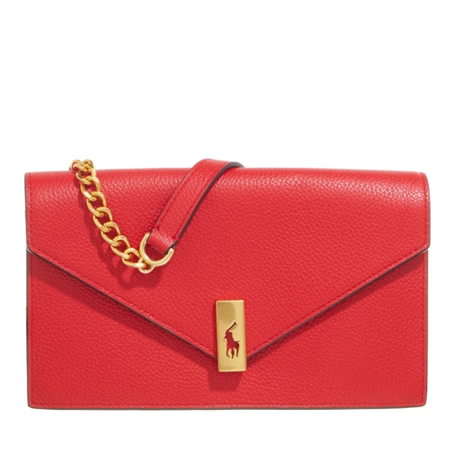 Polo Ralph Lauren Wallet On A Chain Small Ruby Red Portefeuille sur chaîne