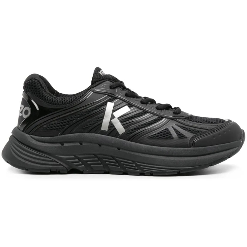 Kenzo Sneaker basse baskets en maille schwarz