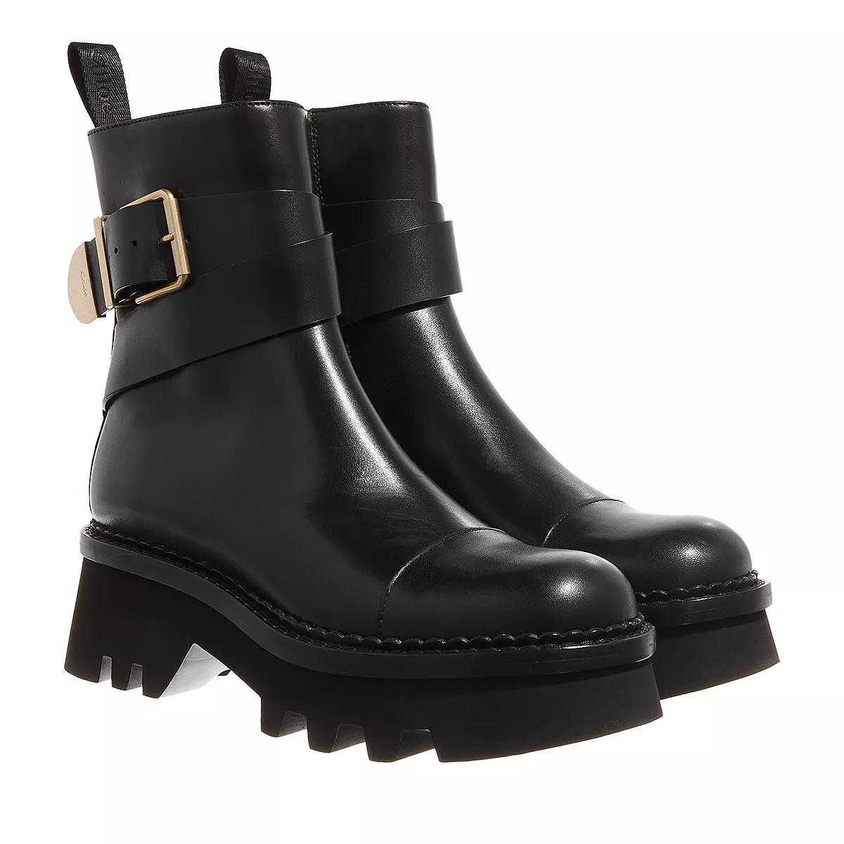 Chloe boots black best sale