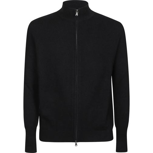 Ballantyne  Plain Full Zip Cardigan Black schwarz