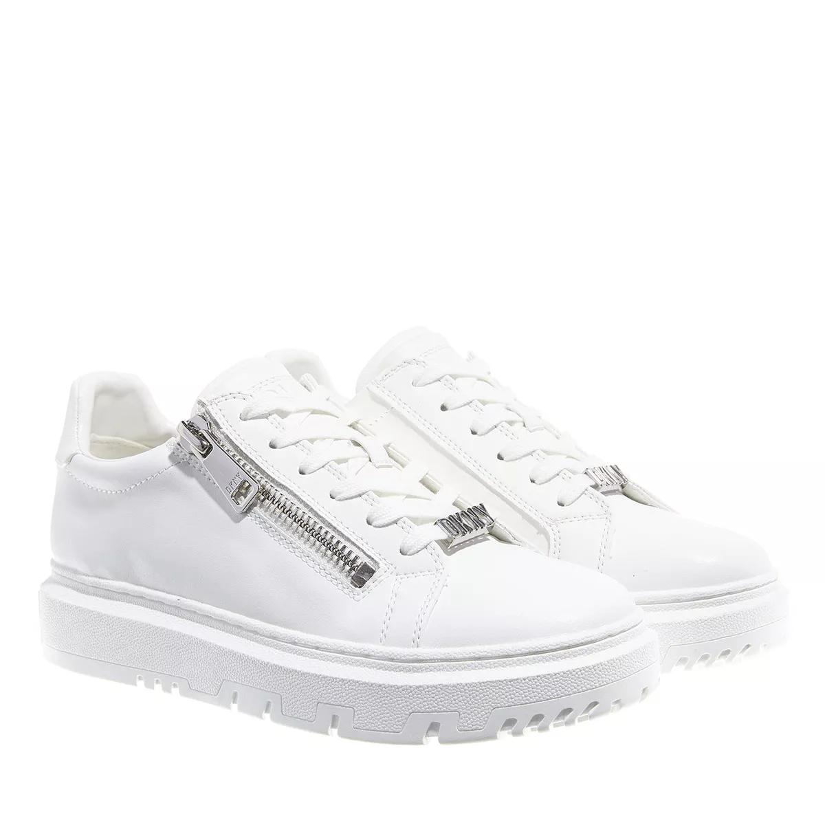 DKNY Matti Lace Up Sneaker White | Low-Top Sneaker
