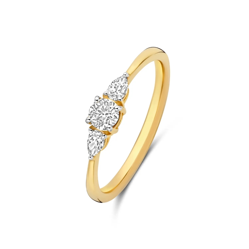 Isabel Bernard Bague diamant De la Paix Nancy 585 Gold Ring Gold