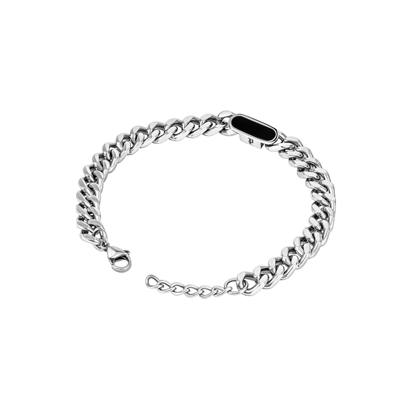 Police Armband Armband Vigor- Herrenarmband- Farbe: silber- G silber(Image 3)