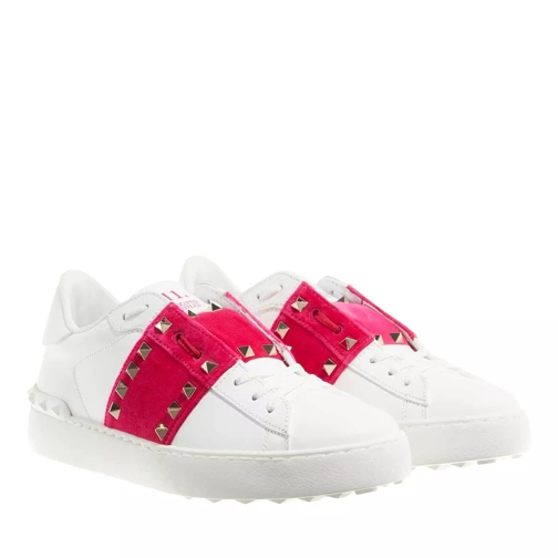 Valentino Garavani Low-Top Sneaker Rockstud Untitled Sneakers White/Pink