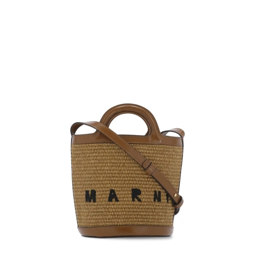 Marni Schoudertas Tropicalia Shoulder Bag Brown