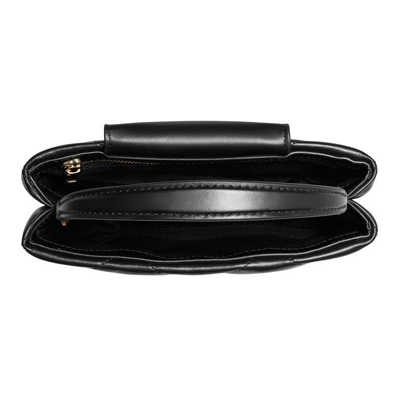 Tory Burch Cartable Kira Diamond Quilt East-West Top Handle Black(Image 4)