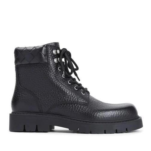 Bottega Veneta Haddock Lace Up Ankle Boots Black Stövlar