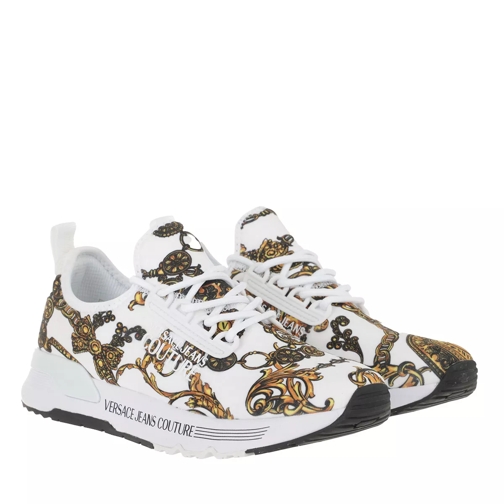 Versace Jeans Couture Sneakers Shoes White/Gold lage-top sneaker
