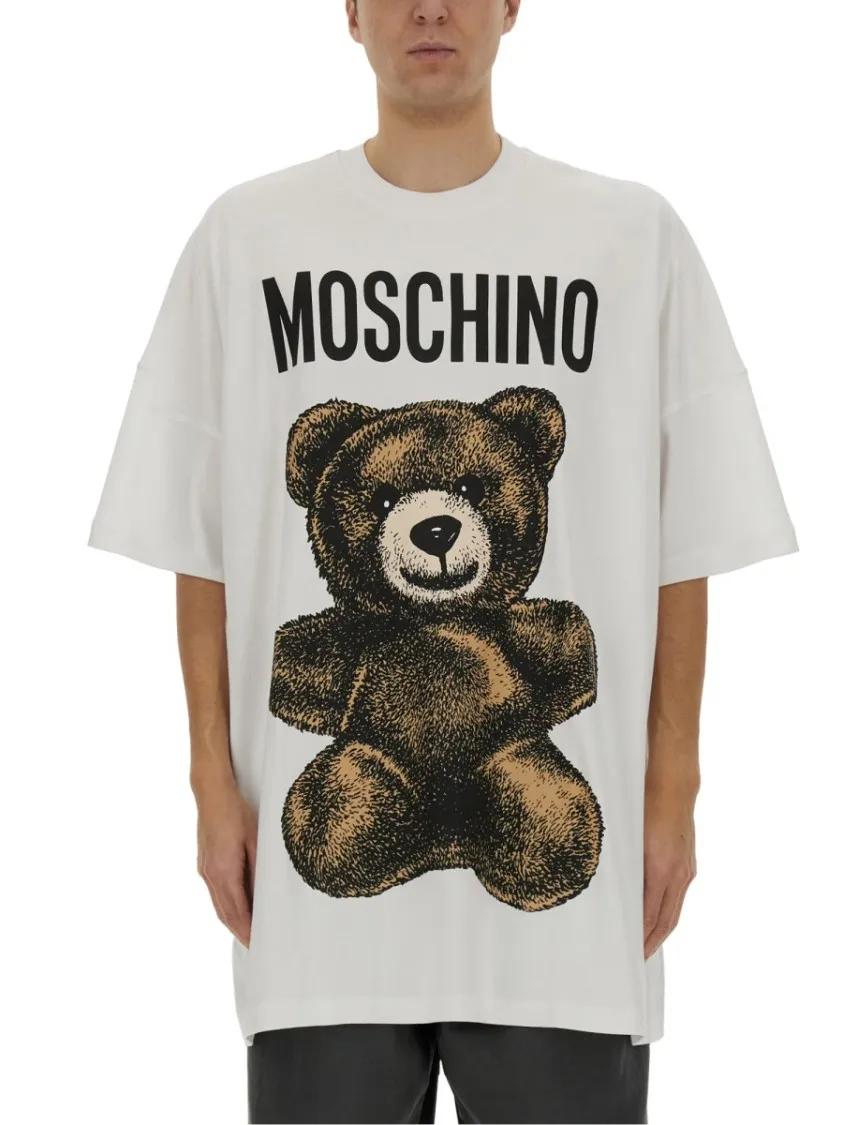 Thumbnail - Moschino - Teddy Bear T-Shirt - Größe S - weiß