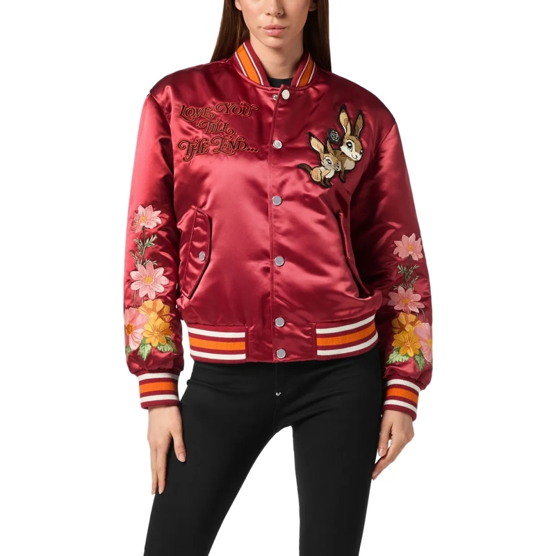 Philipp Plein Daunenjacke Bomber bordeaux(Image 3)