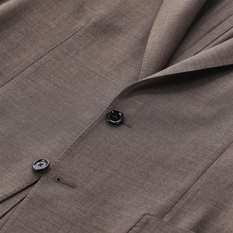 Lardini Anzugkombination Zweiteiliger Anzug aus Schurwolle schwarz(Image 3)