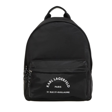 Karl lagerfeld black backpack sale