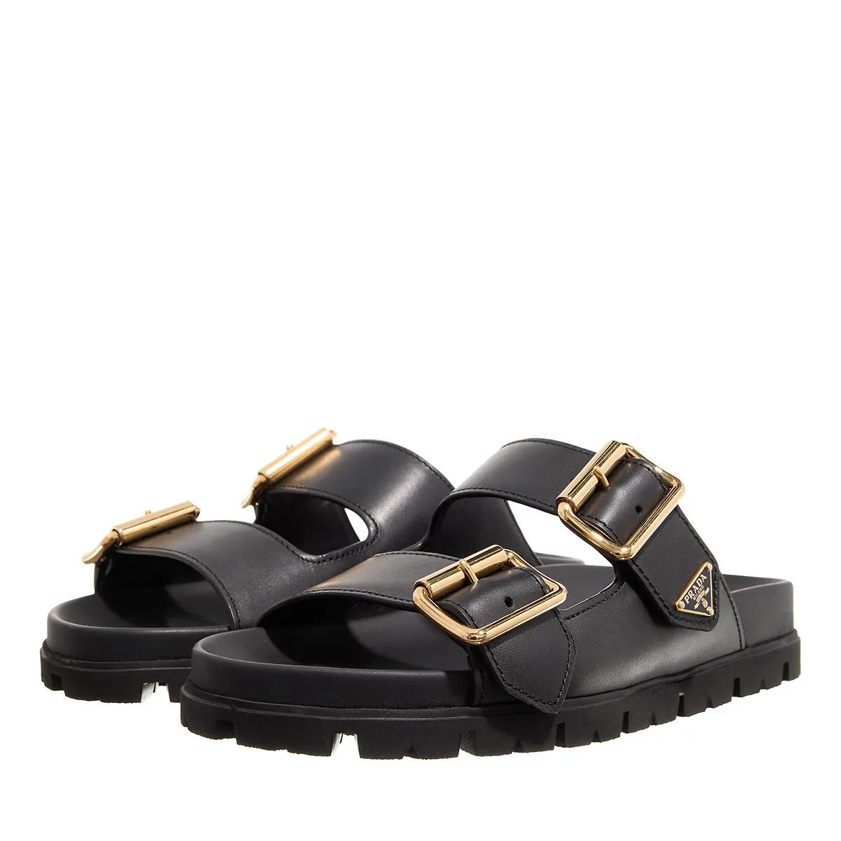 Prada Sandalen & Sandaletten - Sandali Vit Sport - Gr. 37 (EU) - in Schwarz - für Damen