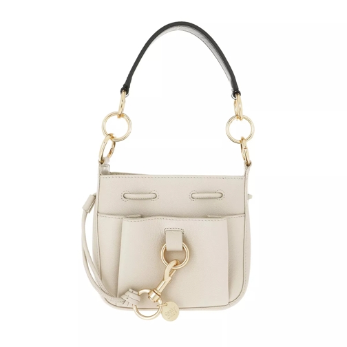 See By Chloé Tony Small Shoulder Bag Cement Beige Bucket Bag