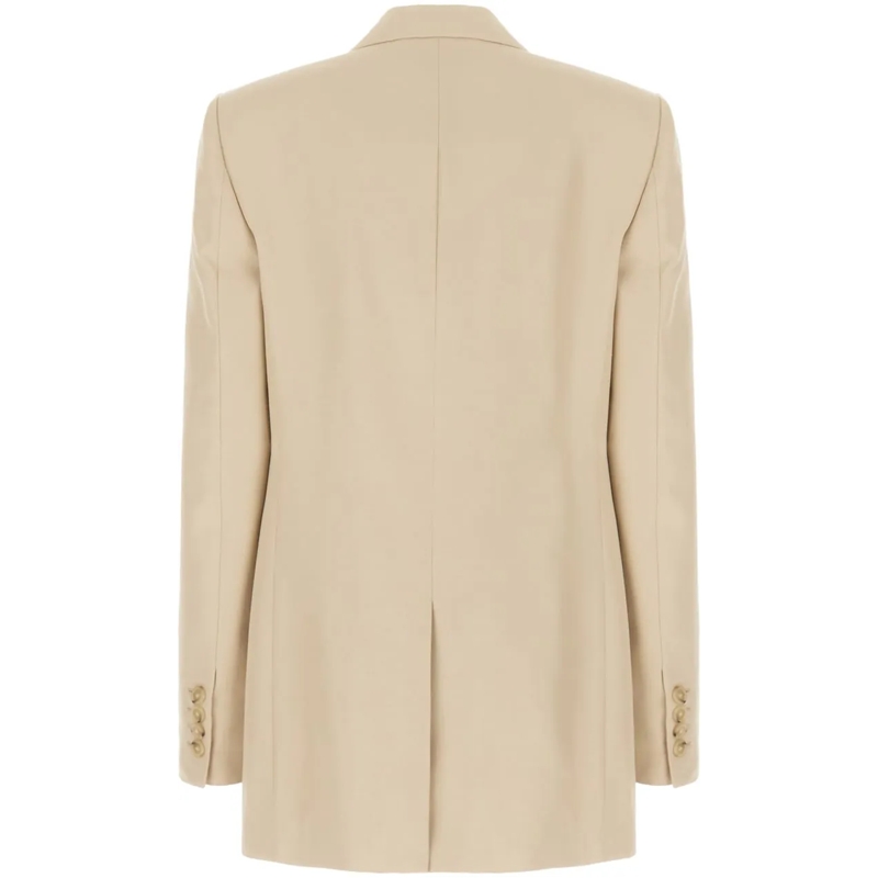 Stella McCartney Veste de transition Stella Mccartney Sand viscose blazer none(Image 2)